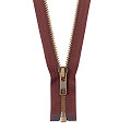YKK-metalen-rits-deelbaar-570|bruin-0